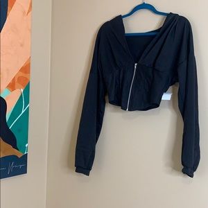 Cropped Hoodie Corset **NWT